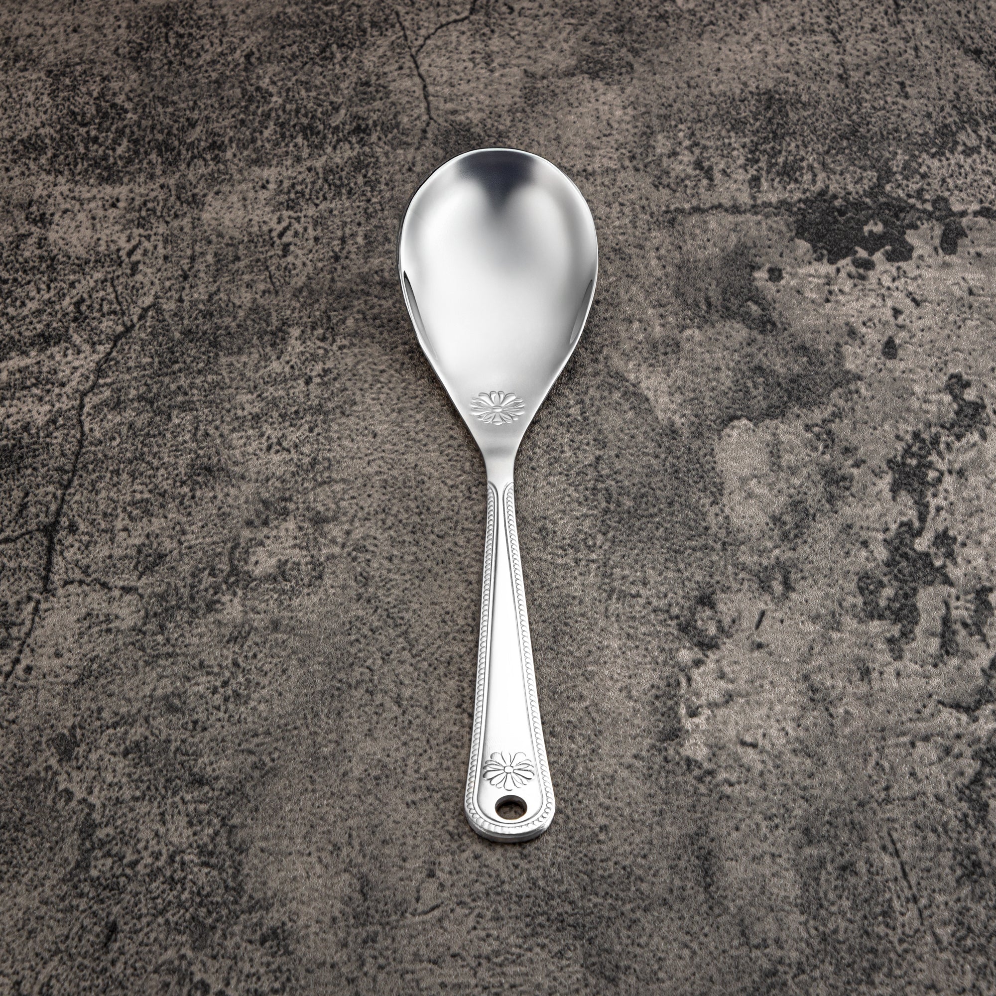 Almarjan Rice Spoon, Stainless Steel, Silver (CUT0010385) Elegant Flatware