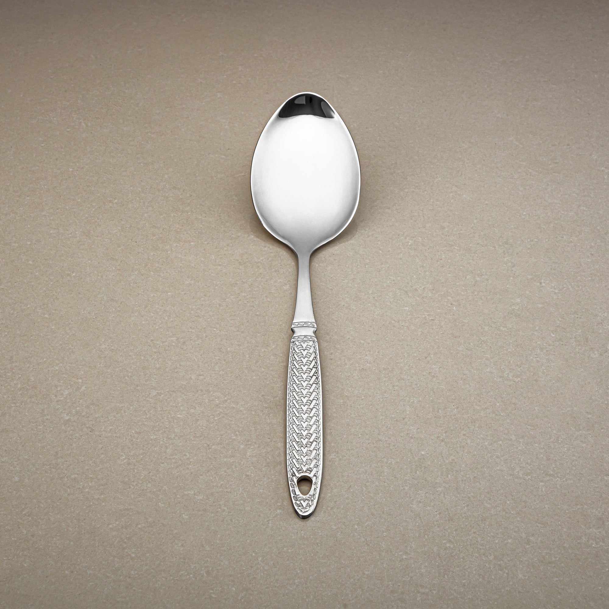 Almarjan Small Pasting Spoon, Stainless Steel, Silver (CUT0010475) Elegant Flatware