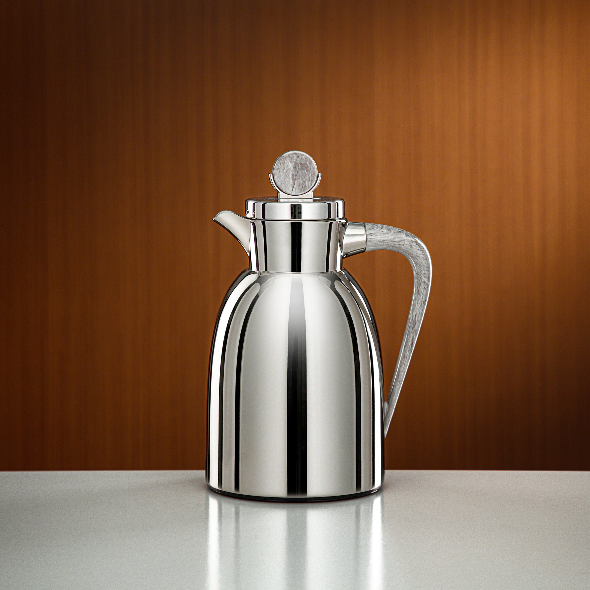 ترمس المرجان 1 لتر نيكل ورخام