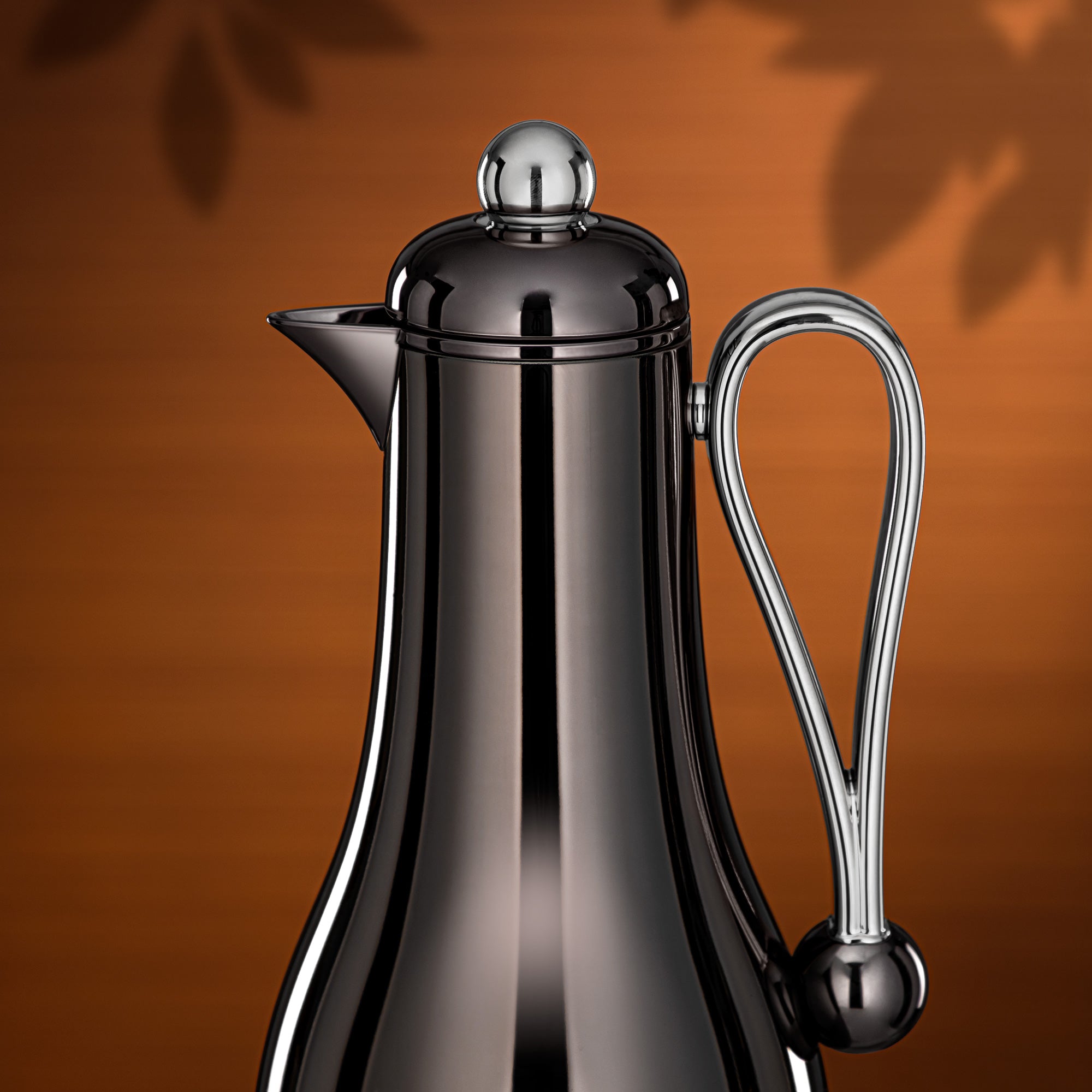 Almarjan Vacuum Flask Set 1L + 1L Gun Black & Silver