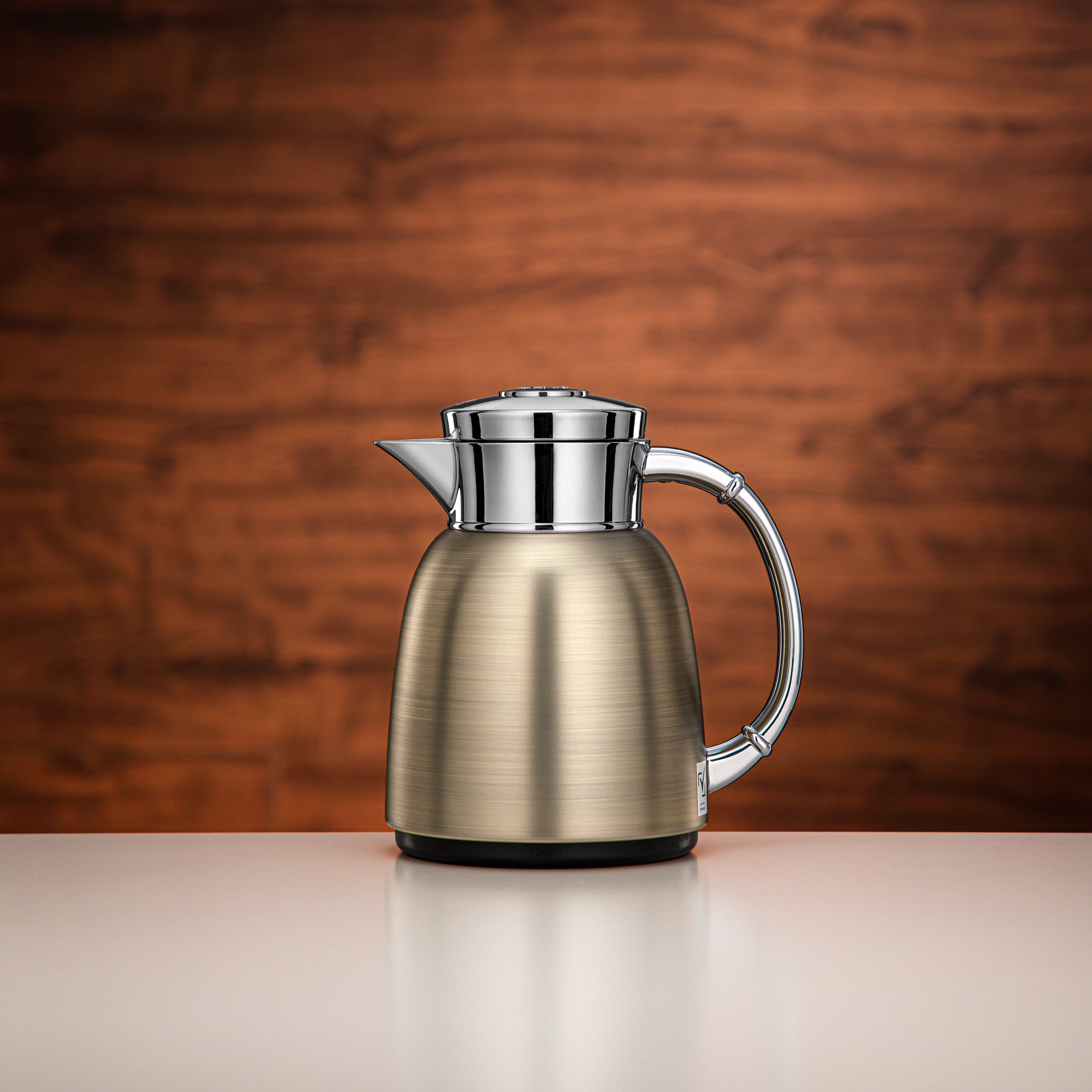 Almarjan Vacuum Flask 0.35L Brushed Gold