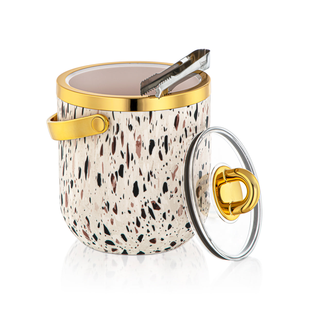 دلو ثلج فوريفر جولد البلاستيكي سعة 1.5 لتر تيرازو وذهبي - PT003 GN/G