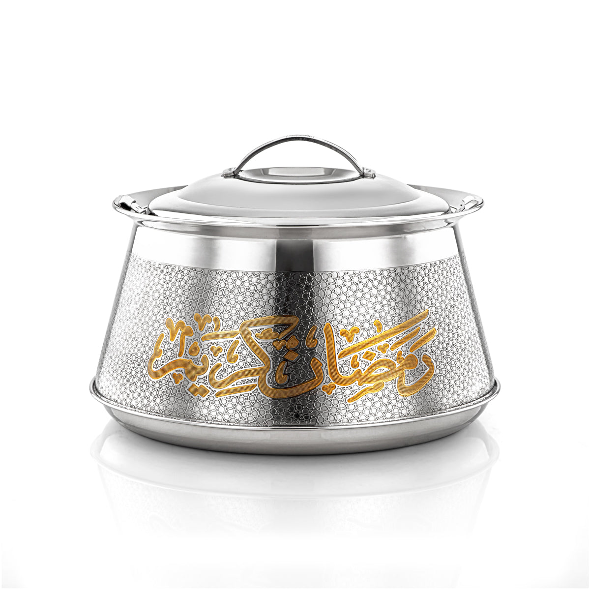 المرجان وعاء حريص 26 سم حريصا من الستانلس ستيل فضي وذهبي - H23EPG25
