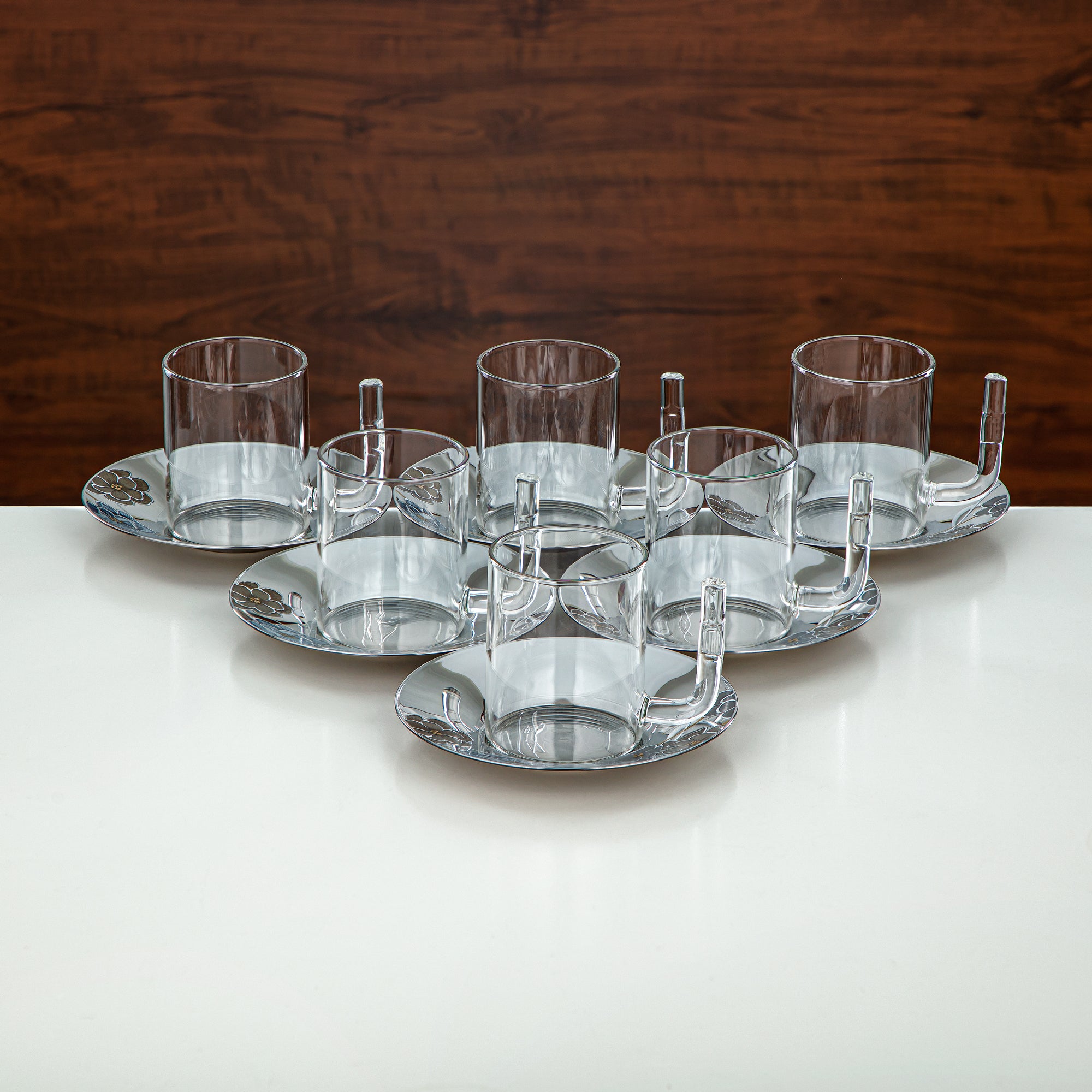 طقم ترامس المرجان 20 قطعة | فضي وذهبي 1L + 1L (GOK-S-S-G + 18PCS-12256-2) – تقديم أنيق | التجمعات، المناسبات الخاصة، رمضان، عيد