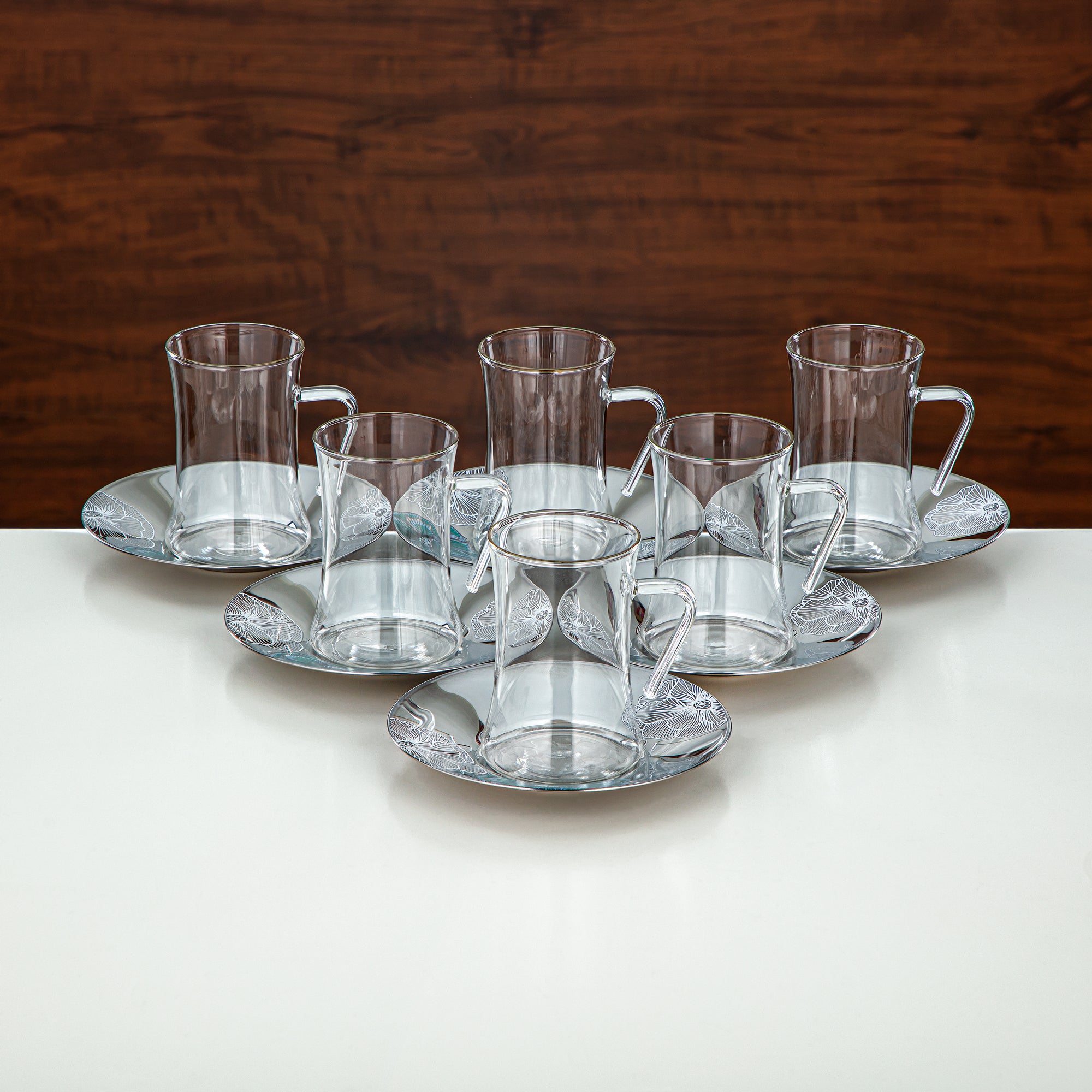 طقم ترامس المرجان 20 قطعة | فضي 1L + 1L (GOK-S-S-S + 18PCS-12257-1) – تقديم أنيق | التجمعات، المناسبات الخاصة، رمضان، عيد