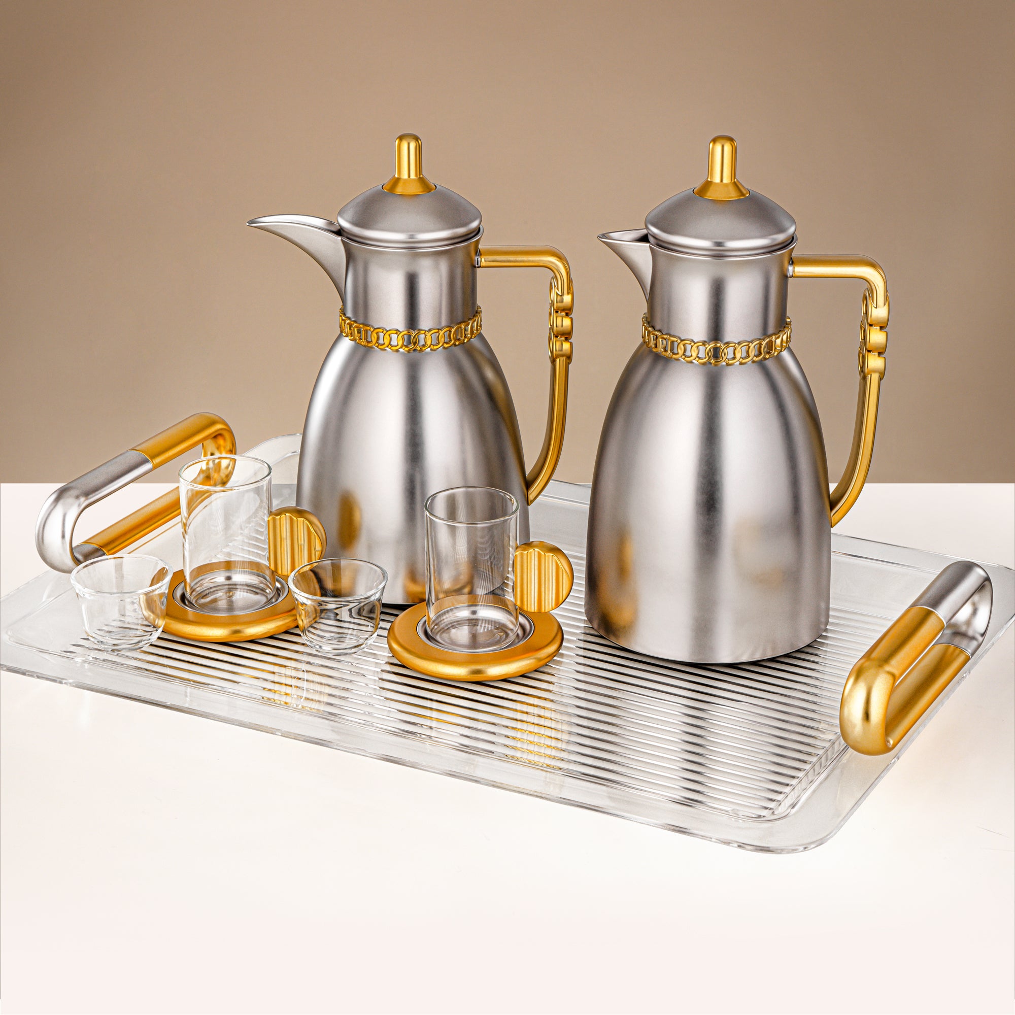 Almarjan 21 Pieces Serving Ensemble, Matt Nickel & Matt Gold