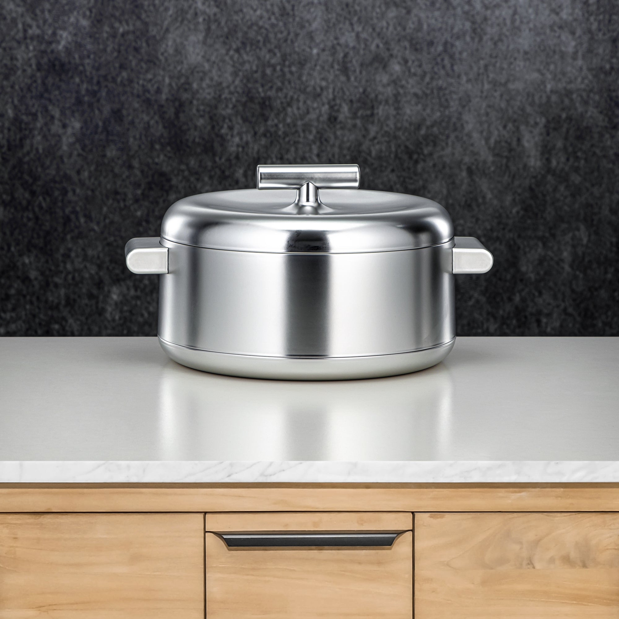 المرجان حرارات Set ABS 1L, 2.5L, 3L Matt silver (EL-100/250/300 ALLMC)