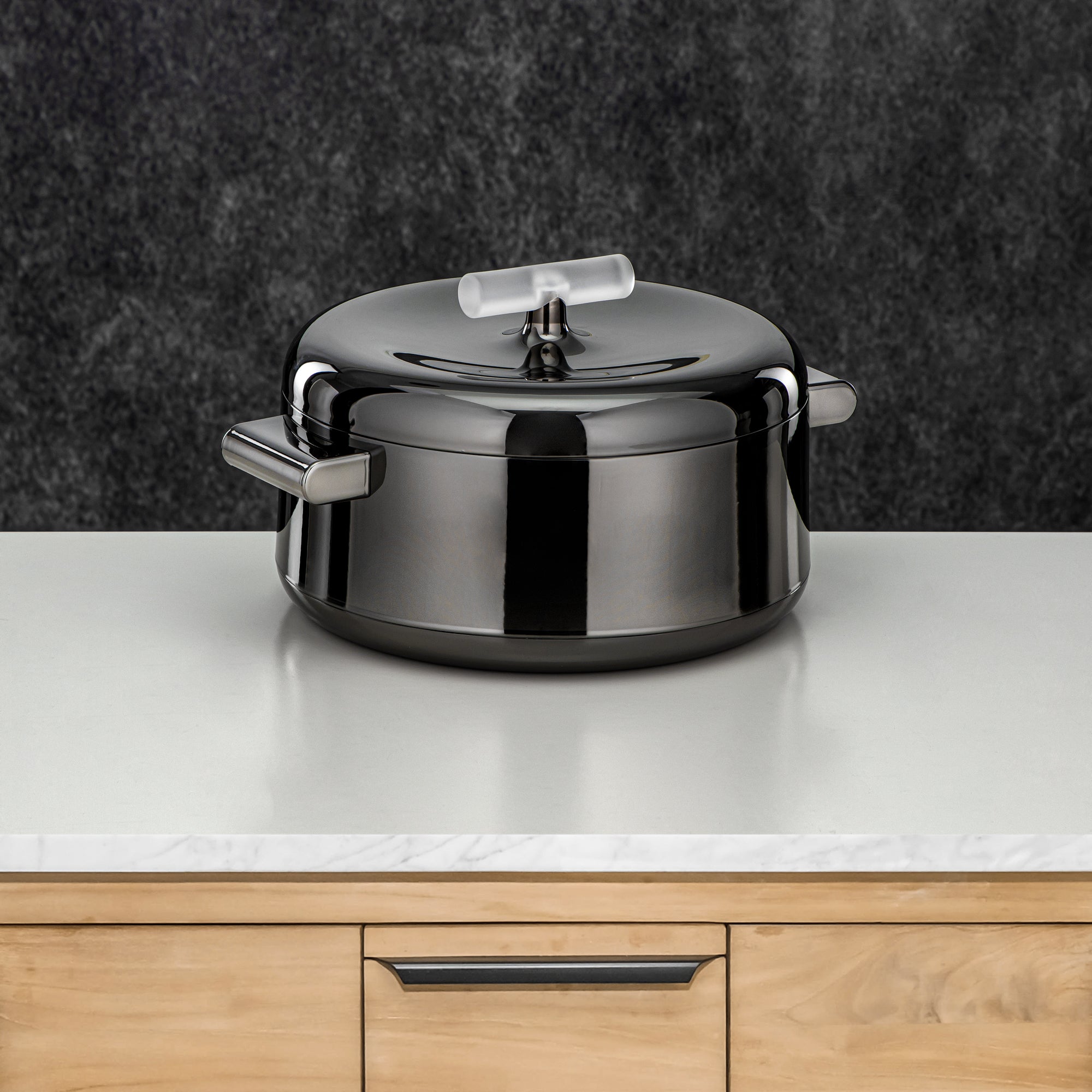 المرجان حرارات Set ABS 1L, 2.5L, 3L Gun black & frost (EL-100/250/300 GBL/FA)