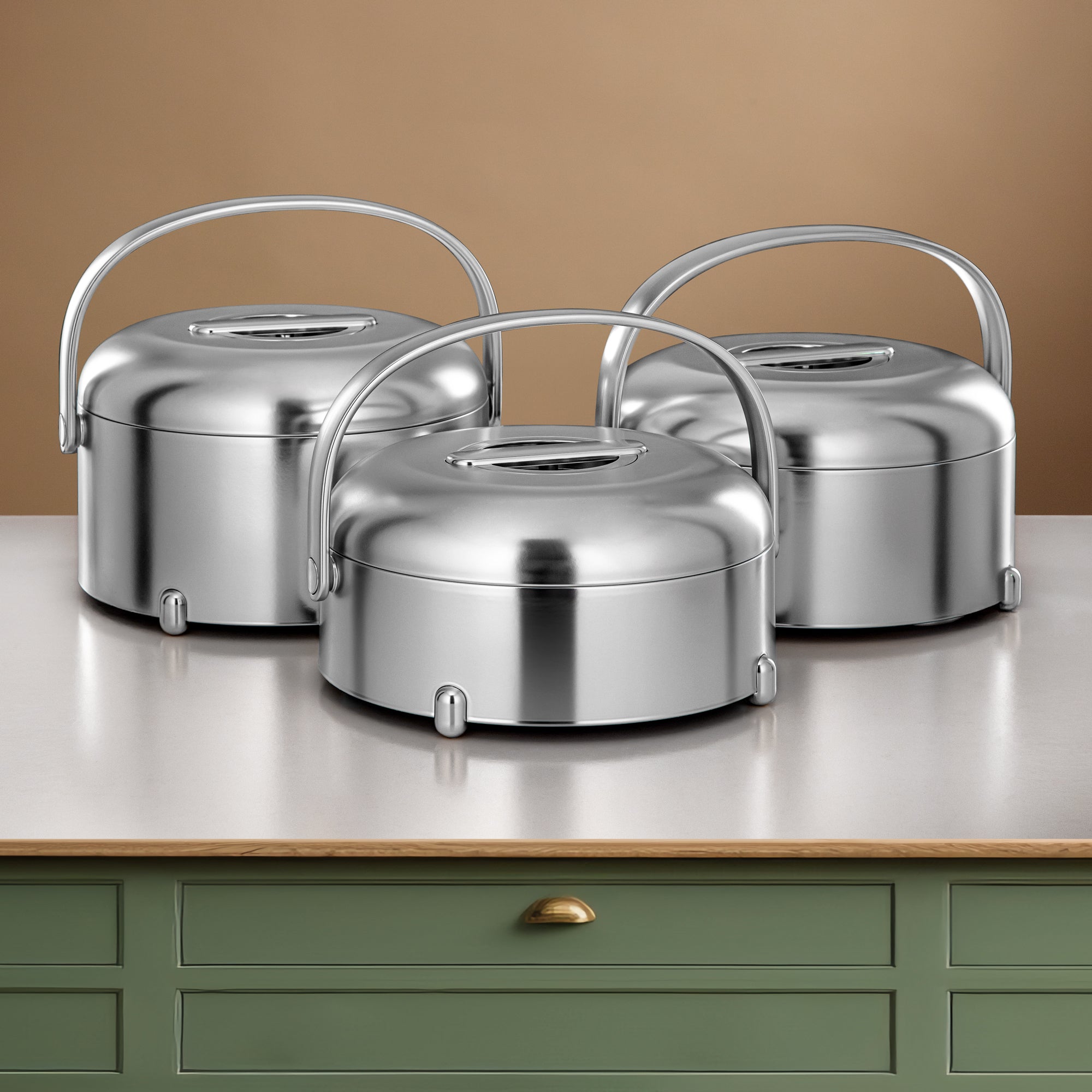 Almarjan Serving Set 24-Piece Silver