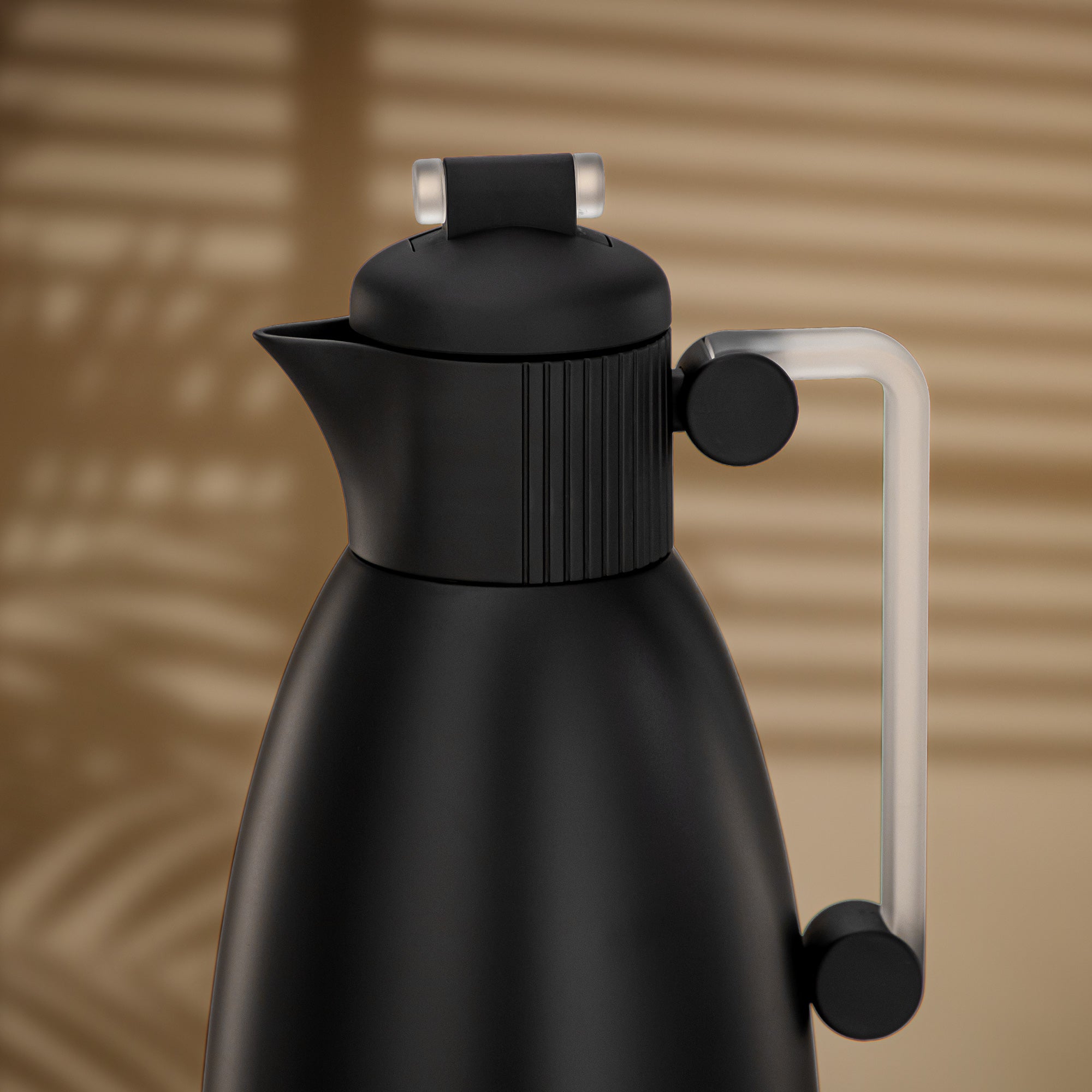 Almarjan Vacuum Flask Set 0.7L & 1L Matt Black & Frost