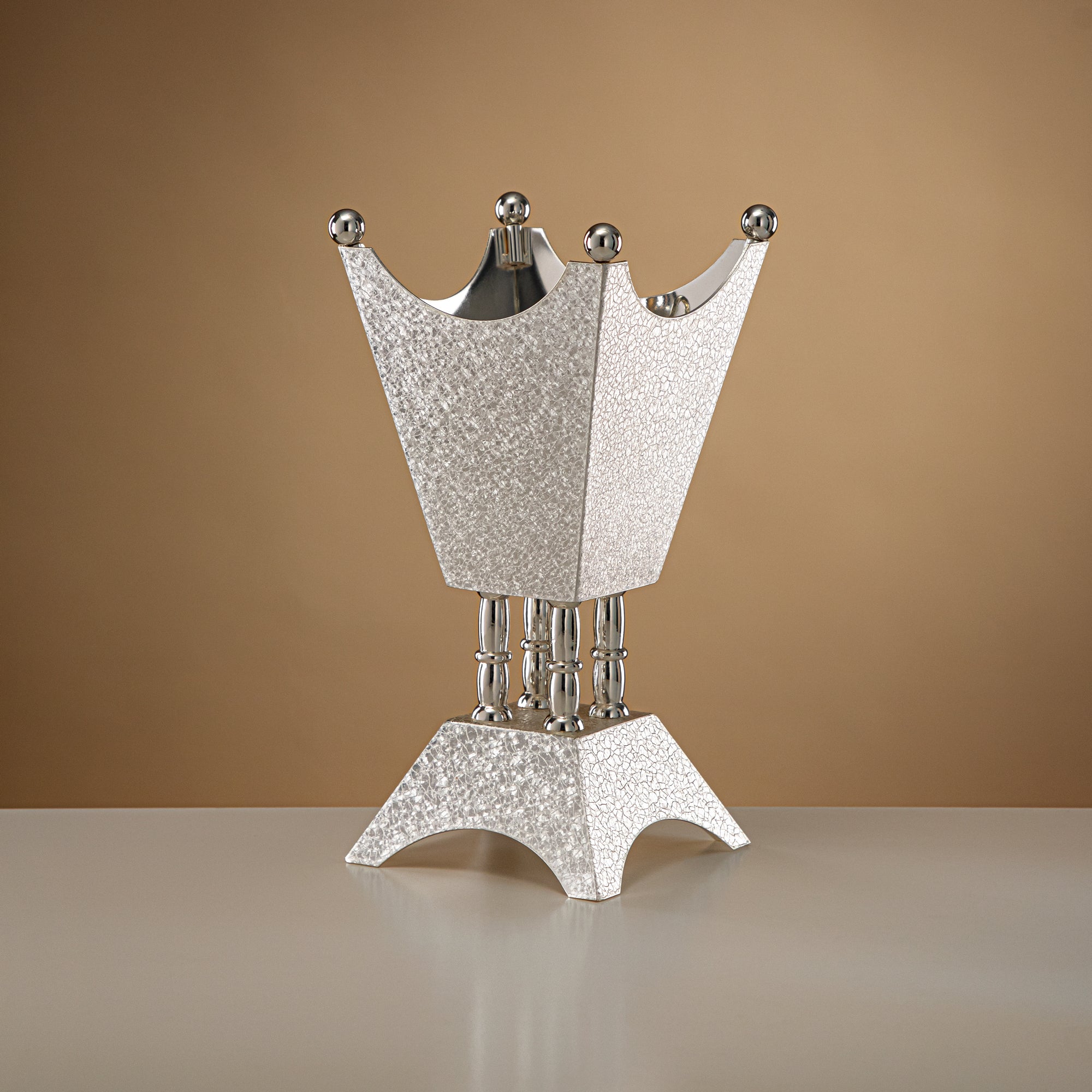 Almarjan Incense Burner Silver 25cm