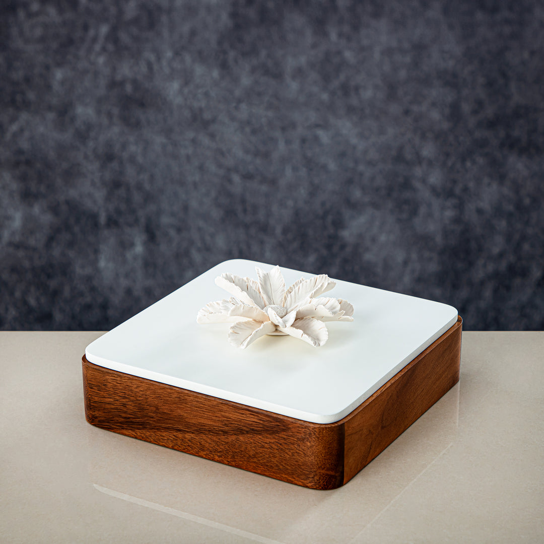 Almarjan 20 CM Square Flora Box - KDTD672SQL