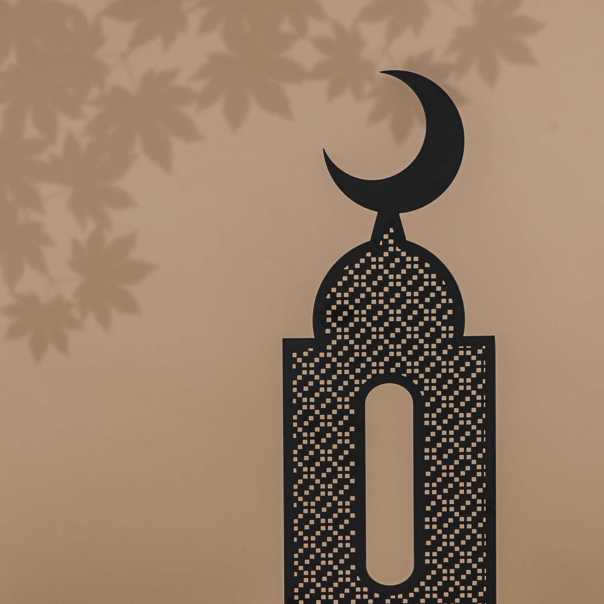 زينة طاولة القمر المجران، أسود (MD-3032 A) - زينة رمضان