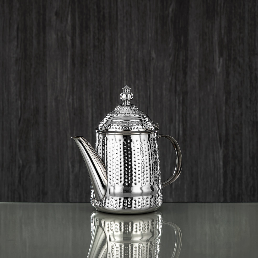 Almarjan 18 Ounce Barari Collection Stainless Steel Teapot Silver - STS0013045