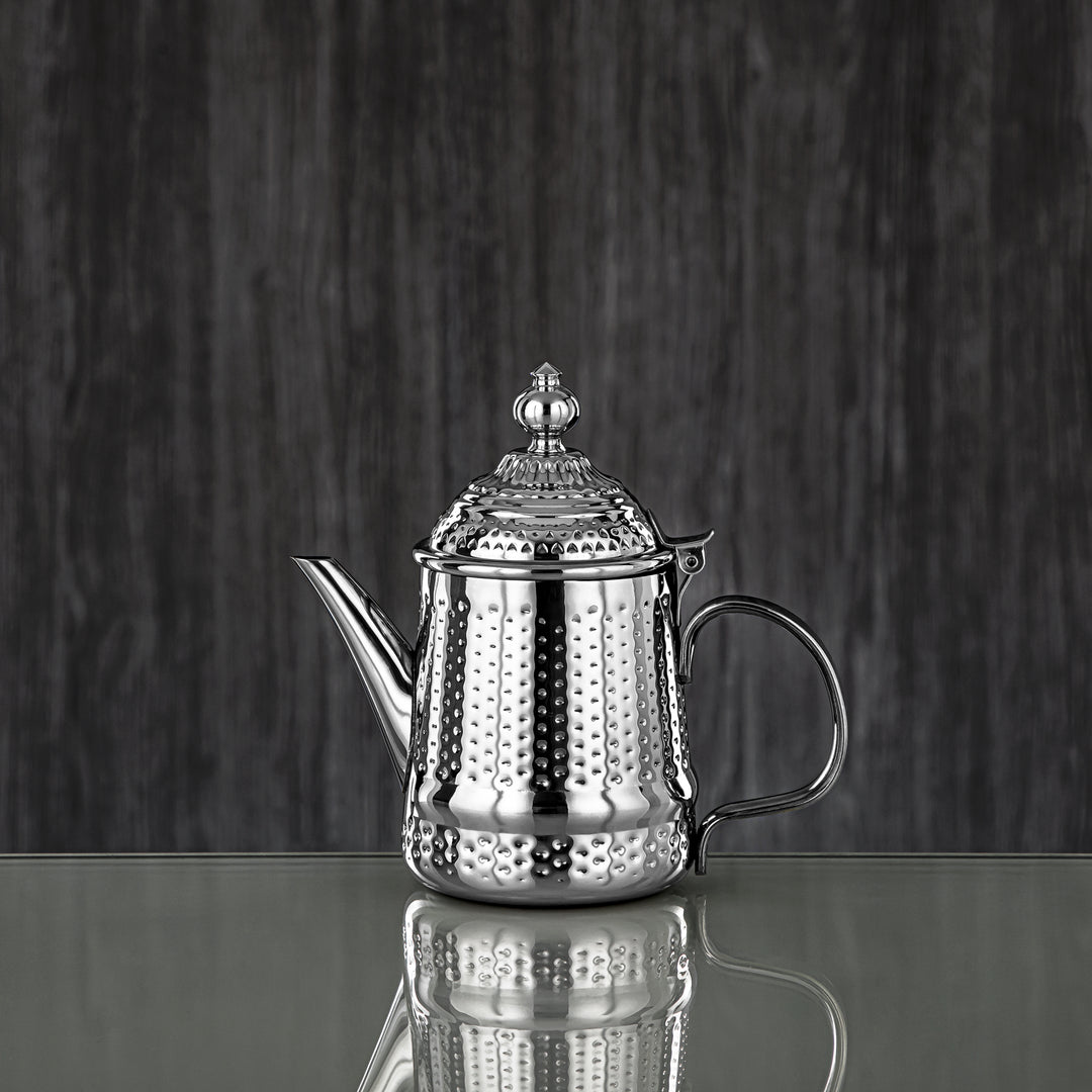 Almarjan 18 Ounce Barari Collection Stainless Steel Teapot Silver - STS0013045