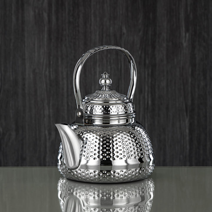 Almarjan 1.5 Liter Barari Collection Stainless Steel Tea Kettle Silver - STS0013078