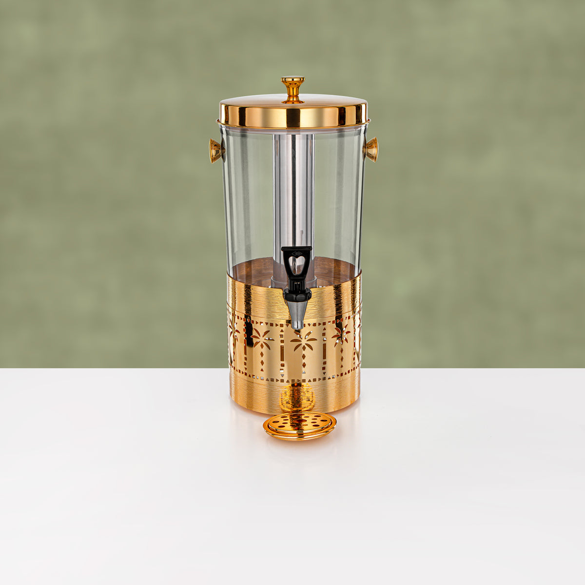 Almarjan 8L Juice Dispenser, Brushed Gold