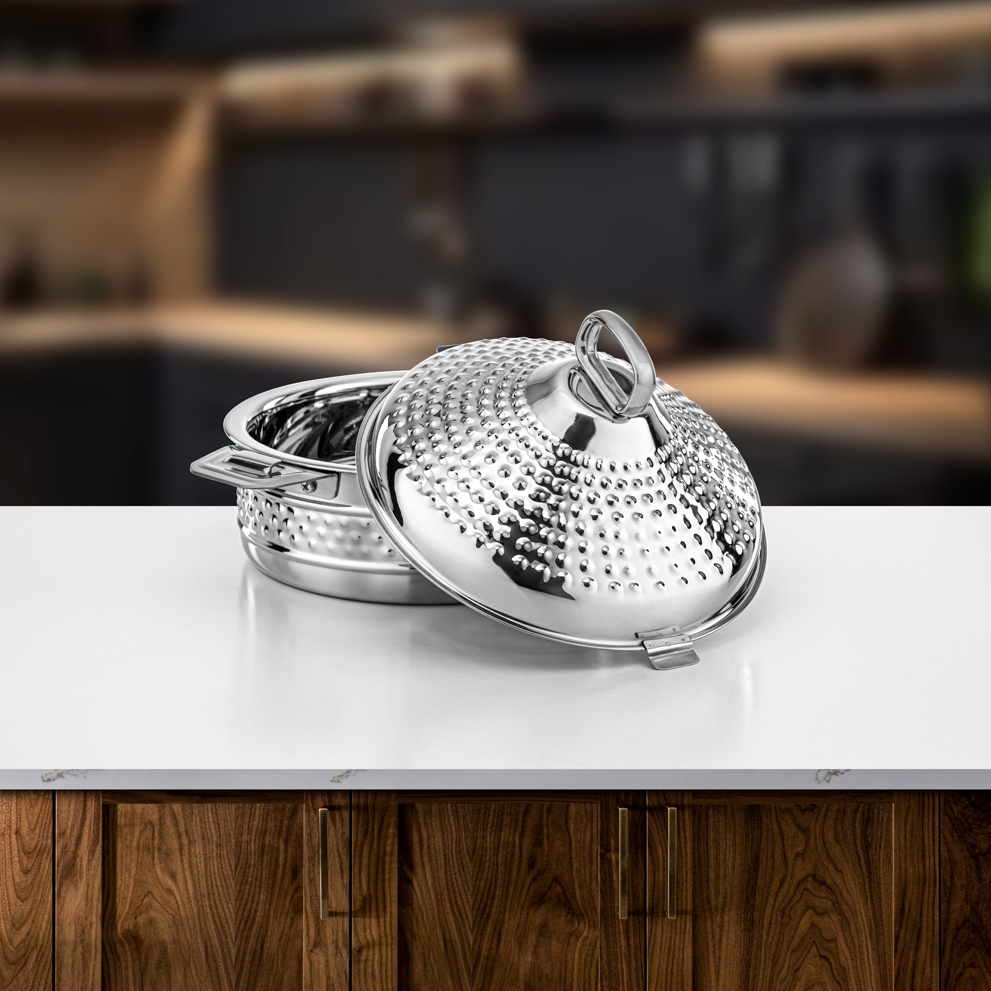 المرجان حرارات ستانلس ستيل 25سم فضي – عبير