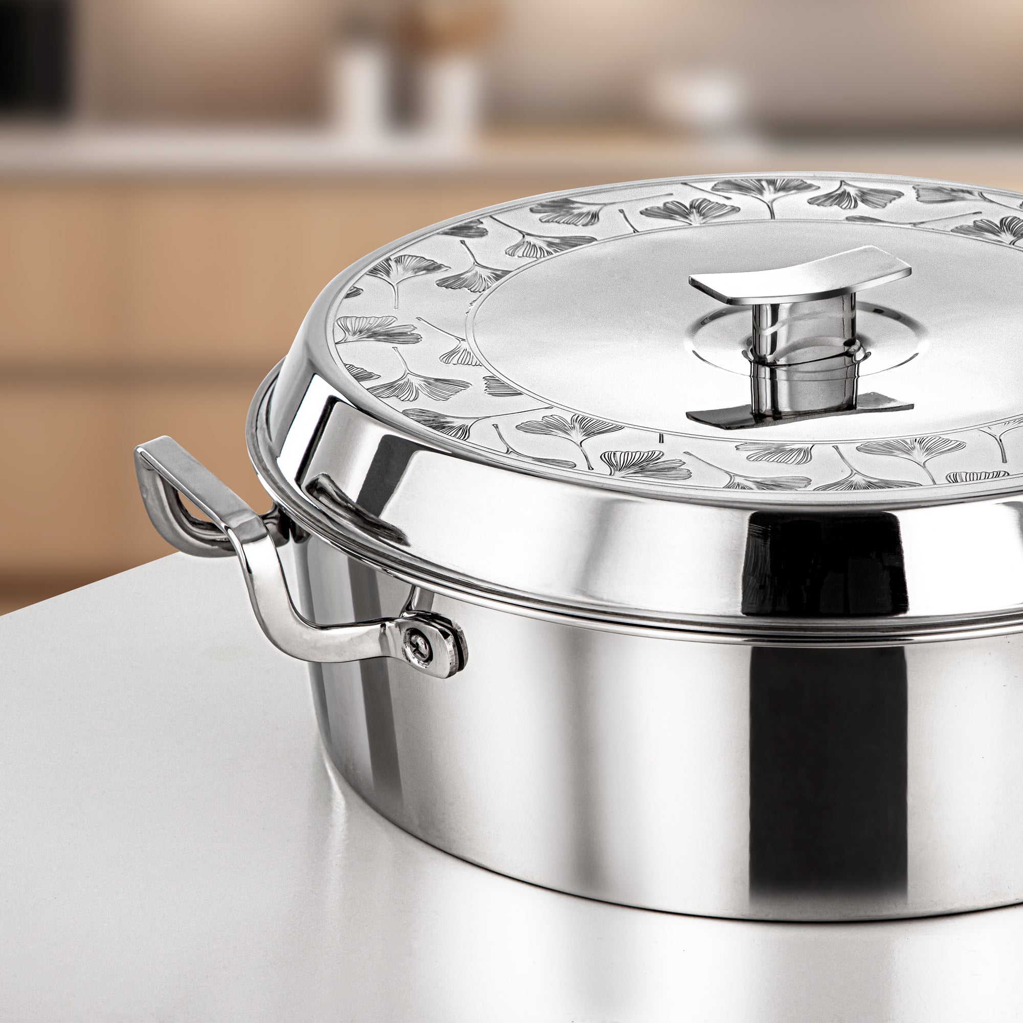 Almarjan Badr Hot Pot Set 3 Pieces Silver