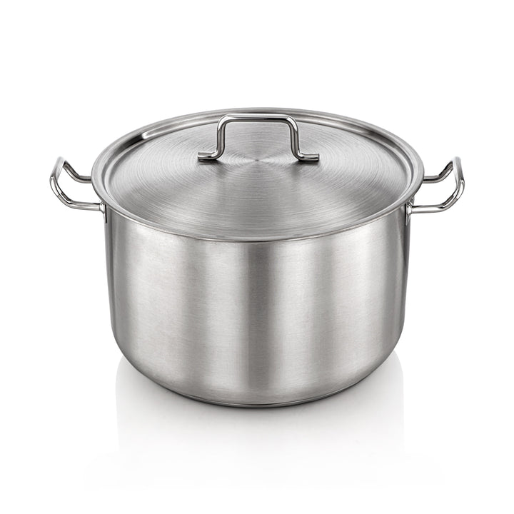 Almarjan 40 CM Professional Collection Stainless Steel Stock Cooking Pot - STS0299017