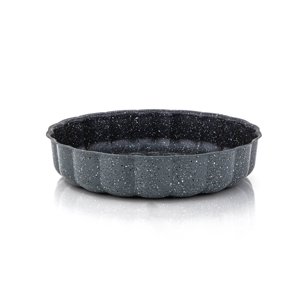 EW's 26 CM Granite Coated Cake Pan Grey - 7733