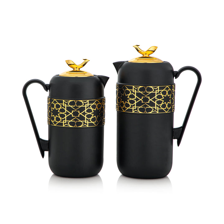 Almarjan 2 Pieces Vacuum Flask Set - JT20-060/100 B/G