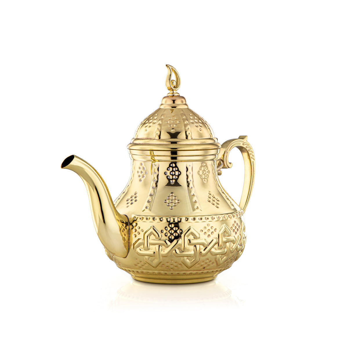 Almarjan 1.6 Liter Sahara Collection Stainless Steel Teapot Gold - STS0010994