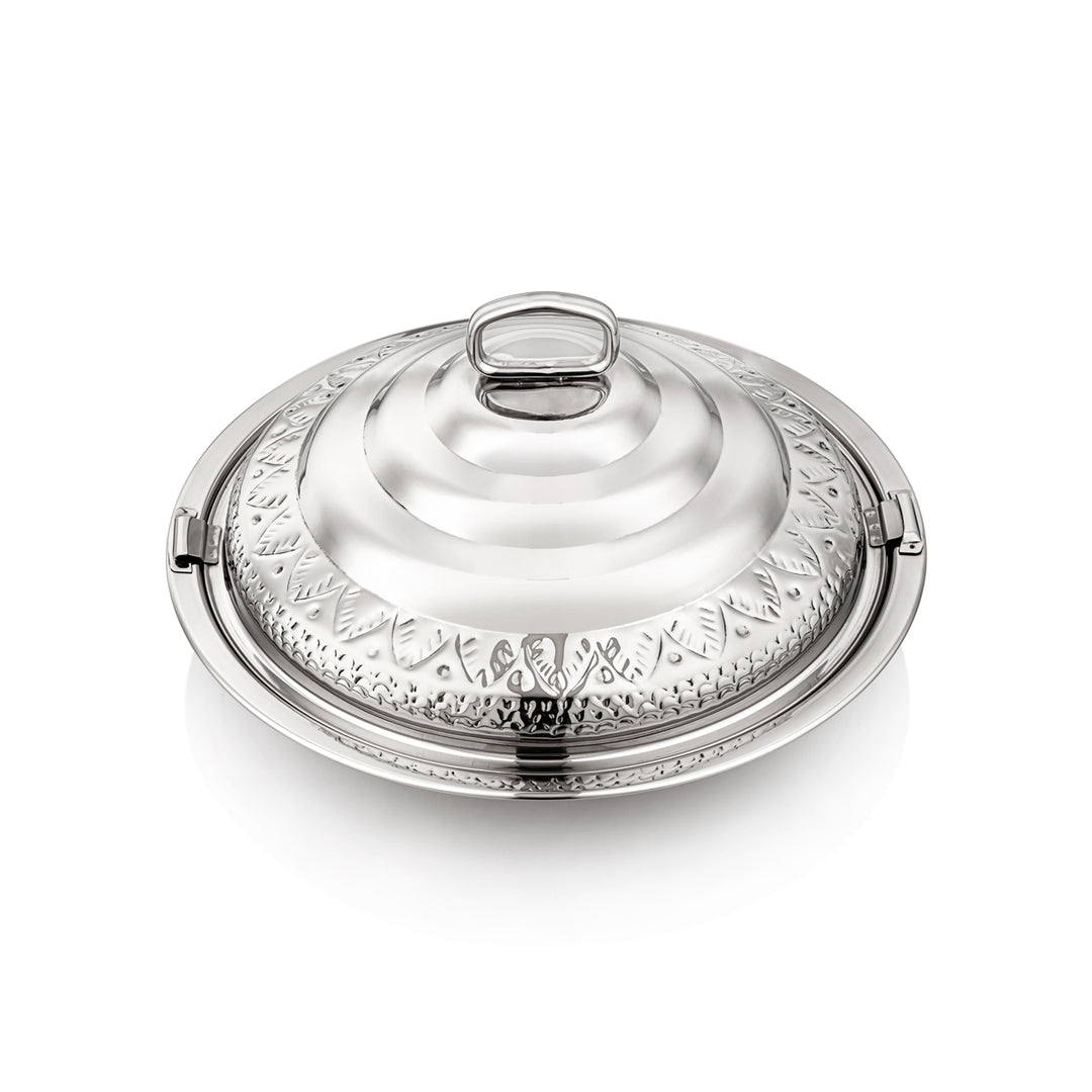 Almarjan 40 CM Abraj Collection Stainless Steel Hot Pot Silver - H22M59