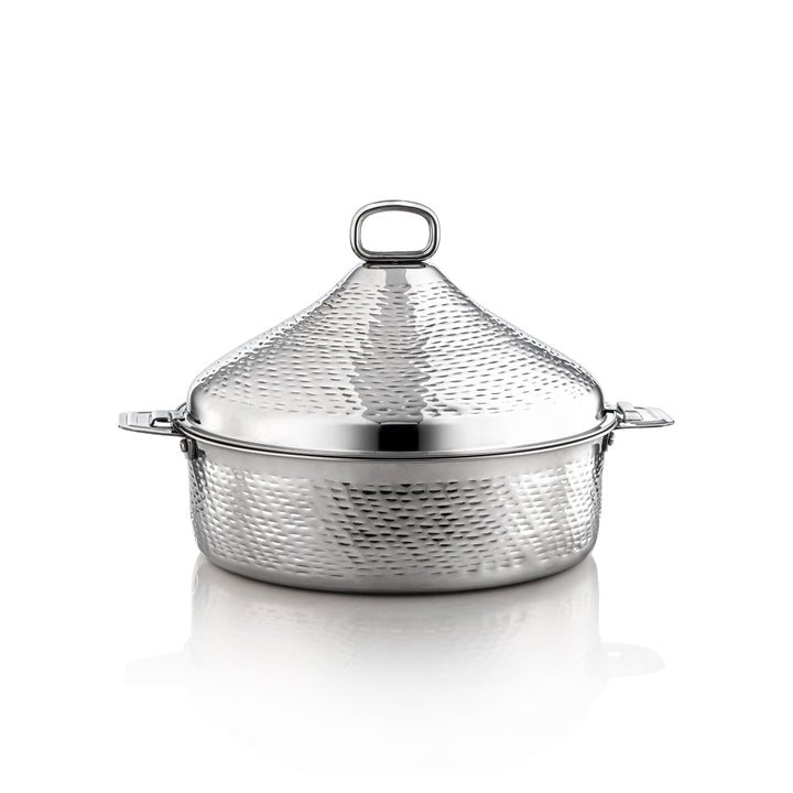 Almarjan 30 CM Abeer Collection Stainless Steel Hot Pot Silver - H21M53 Lock