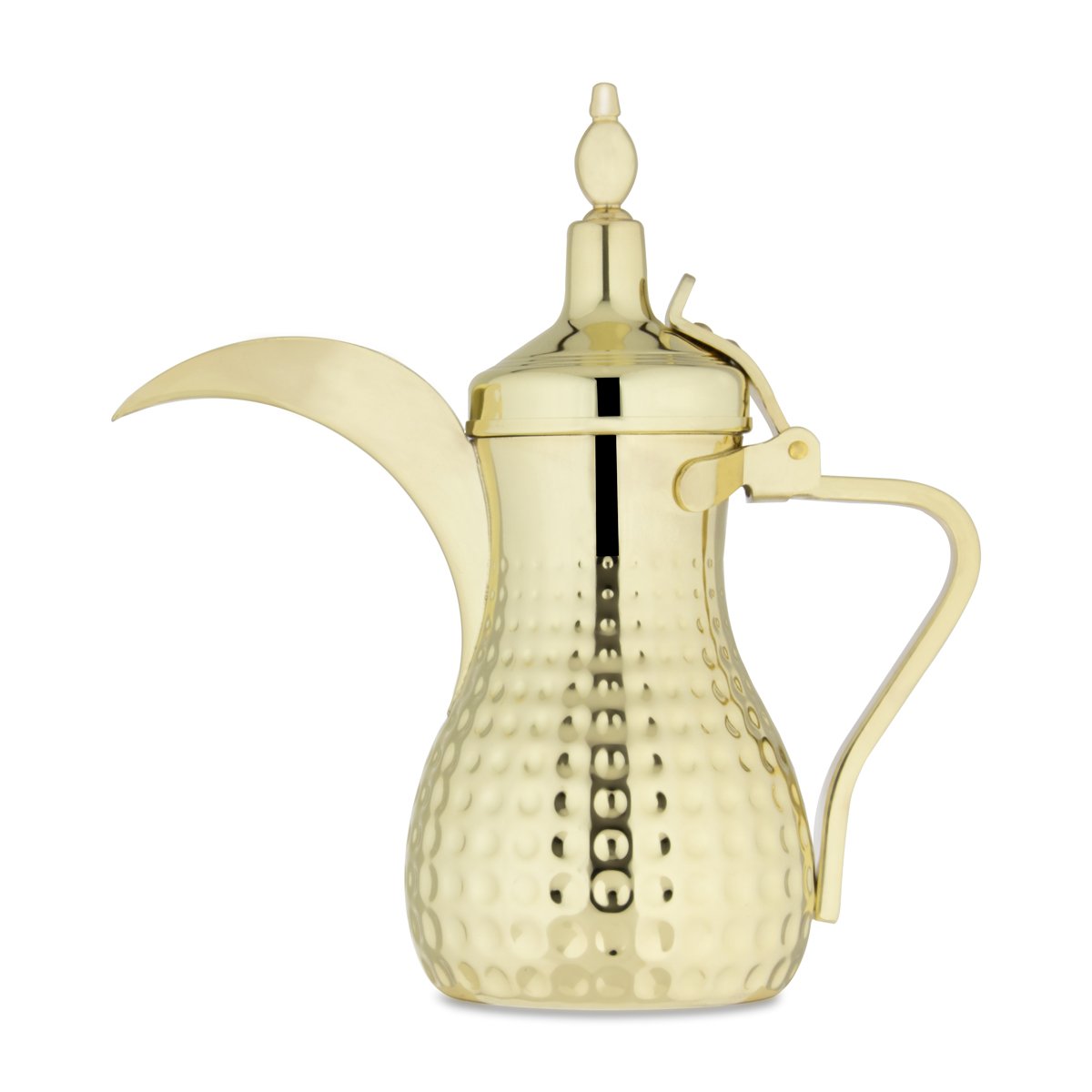 Almarjan 1.5 Liter Hammered Collection Stainless Steel Dallah Gold- STS0010556