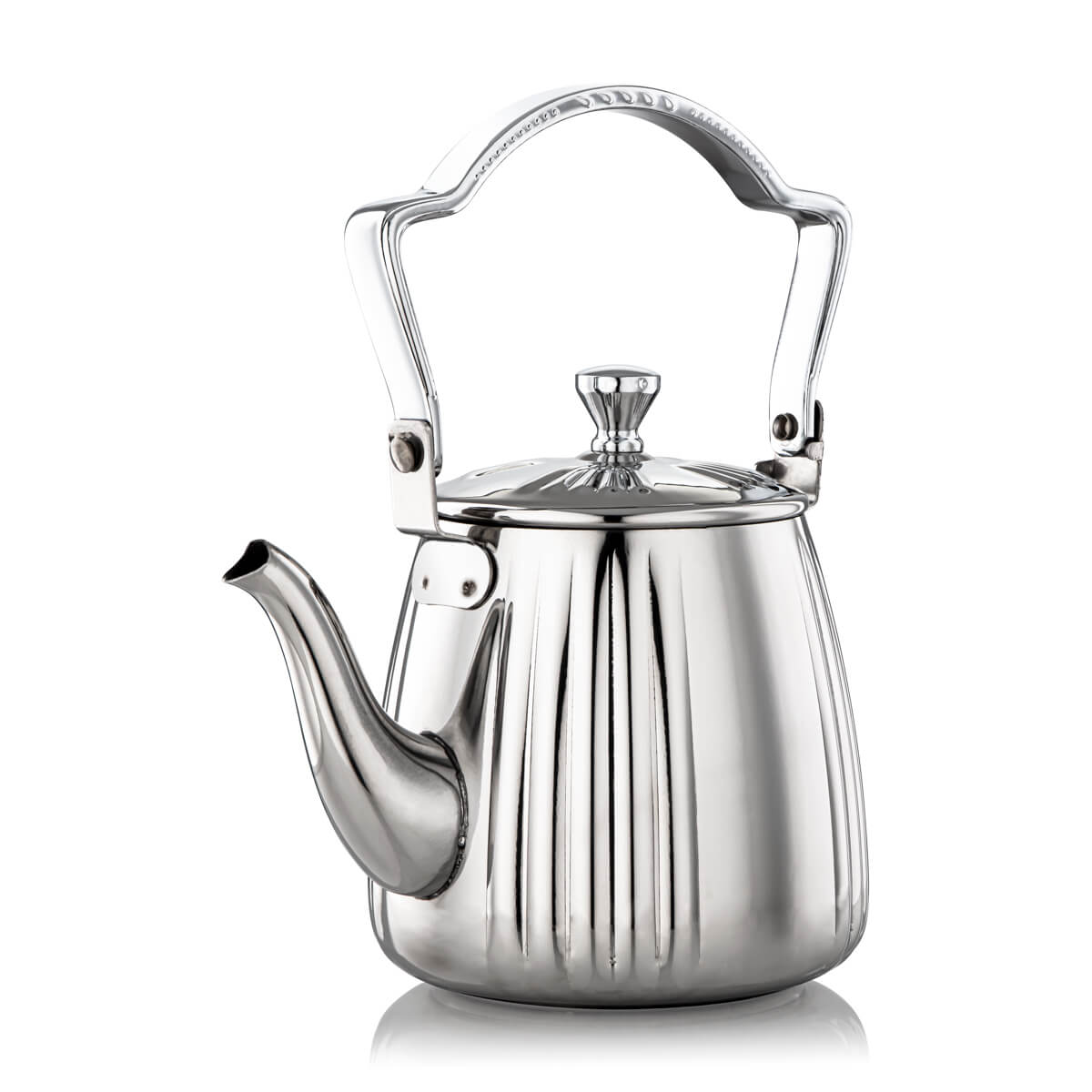 Almarjan 0.7 Liter Stainless Steel Tea Kettle Silver - STS0010645
